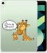 B2Ctelecom Back Cover voor iPad Air (2020/2022) 10.9 inch Tablet Back Cover Giraffe