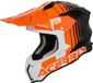 Acerbis Airstrike-C Graphic Carbon Motocrosshelm Oranje/wit Maat L