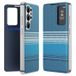 Samsung Étui à rabat Smart View Galaxy S26 Ultra, motif à carreaux, avec emplacement pour carte - Bleu