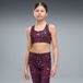 PUMA Train All Day Essentials Crossover sportbeha met print voor jongeren 152, Fuchsia Glow Pink