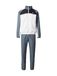 Sergio Tacchini Trainingspak 'Metropolis' stone grey / zwart / wit