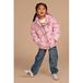 Stains&Stories Gewatteerde Winterjas met Print - Roze