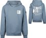 No Way Monday Jongens Hoody Faded Blue Maat 140