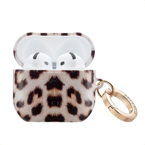 Selencia Case - Hoesje geschikt voor AirPods 4 - Wild Leo