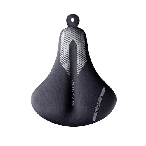 Selle Italia COMFORT BOOSTER – Waterbestendige, Elastische en Zachte Fietszadelhoes voor Extra Comfort – Maat L, Zwart