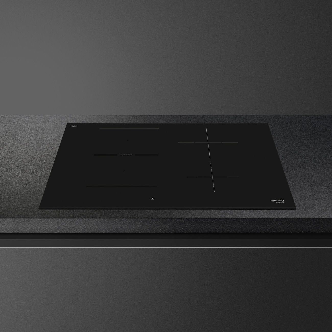 Smeg SI1M4744D - 75cm Built-in Induction Cooktop - Black