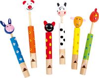 Small Foot Dierfluitjes van hout, set van 6
