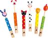 Small Foot Dierfluitjes van hout, set van 6