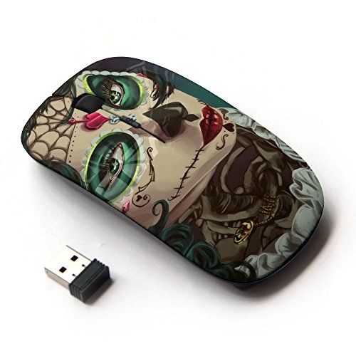 KOOLmouse - Candy Skull Halloween Ace Spades - Draadloze muis - 2.4G