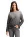TOM TAILOR Pull gris clair / noir