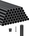 VEVOR pince d'escalier set de 51 pièces main courante φ19x660mm tige décorative tige ronde aluminium