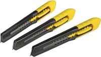 Stanley Afbreekmes SM 9mm, 3 stuks