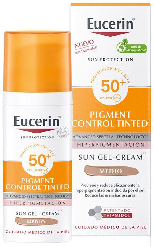 Eucerin Sun Pigment Control Tinted Gel-Cream SPF 50+ Medium (50 ml)