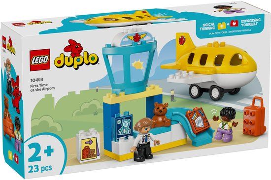 LEGO® DUPLO® Stad Voor het Eerst op het Vliegveld - 10443