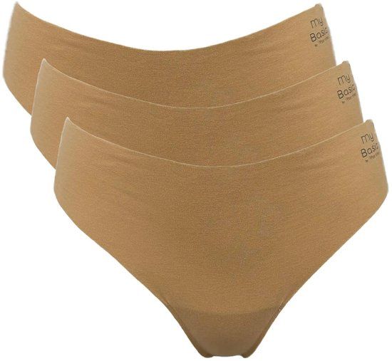 My Basic by After Eden After Eden My Basic String - Biologisch Katoen - Poeder - Maat L - 3-Pack