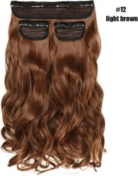 Jumada's Hair Extensions - 50cm - Light Brown (#12) - 3 Pieces