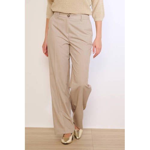 LOLALIZA straight regular waist pantalon beige