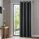 Gordijn verduisterend donkergrijs kant en klaar 140x175 cm thermisch met ringen