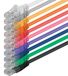 Câble réseau câble Ethernet UTP - 1 m - Gigabit RJ45 - 10 pièces - Couleurs diverses