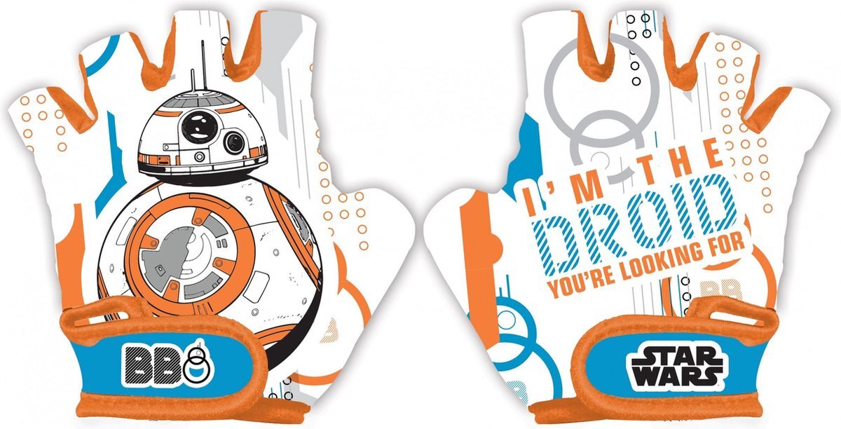 Marvel Disney Fietshandschoenen Star Wars Bb8 Junior Oranje Maat S