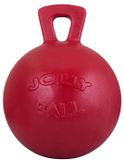 Horsemen's Jolly Pets Jolly Ball - Ø 25 cm – Paarden speelbal Geurloos - Ter vermaak in de stal en in het weiland - Bijtbestendig - Rood