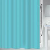 Spirella Douchegordijn Polyester Blauw - Atlas Collectie - Textiel Douchegordijn 180x200 cm