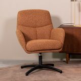 LABEL51 Chill Zone Fauteuil - Oranje - Stof - Met Armleuning