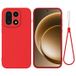 OnePlus Coque OnePlus 15 en silicone liquide avec dragonne - Rouge