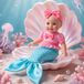 Poupée de bébé Sirène - 38 cm - Vinyle - Filles