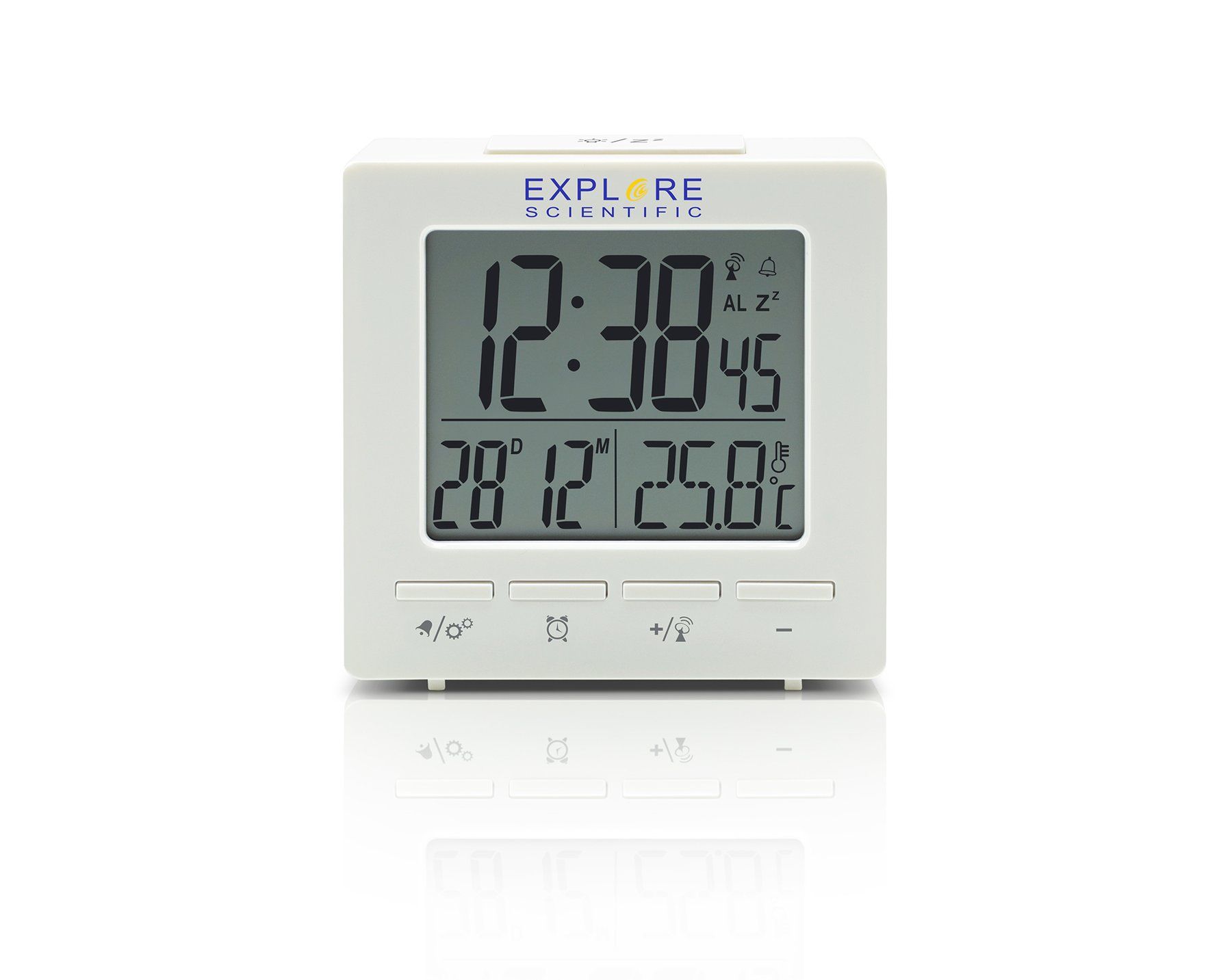 Explore Scientific RDC1005WHT - Wekker - Wit