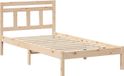 vidaXL Bedframe - Bruin - 100 x 200 cm - Massief grenenhout