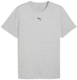 Puma Tad Essentials Heather Cat T-shirt Heren Maat L Lichtgrijs Gemêleerd Katoen