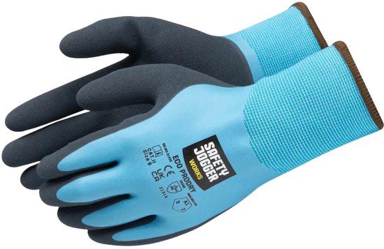 Safety Jogger Werkhandschoenen Industrial Eco Prodry Blauw Maat 7