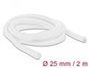 Delock Braided Sleeve self-closing 2 m x 25 mm white