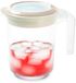 Plasticforte Sapkan / Schenkkan karaf met deksel - 1500 ml - beige - kunststof