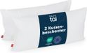 Blumtal Waterdichte Kussenbeschermer - 65 x 65 cm - Wit - Katoen - 2 Stuks
