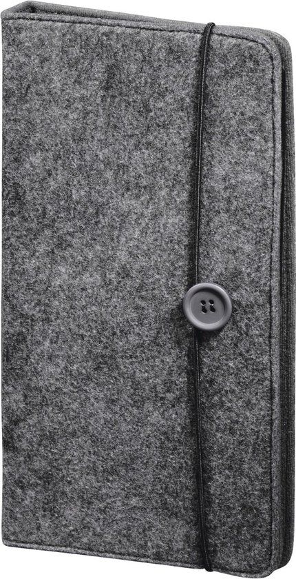 Hama Felt CD/DVD Wallet - 48 Discs - Grey