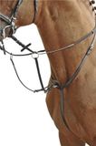 HKM Martingaal uit leder zwart Pony