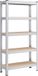 SONGMICS Étagère – Robuste – Acier argenté – 5 tablettes – 130 kg par tablette – 75x30x150 cm