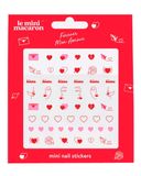 Le Mini Macaron Forever Mon Amour Mini Autocollants pour ongles