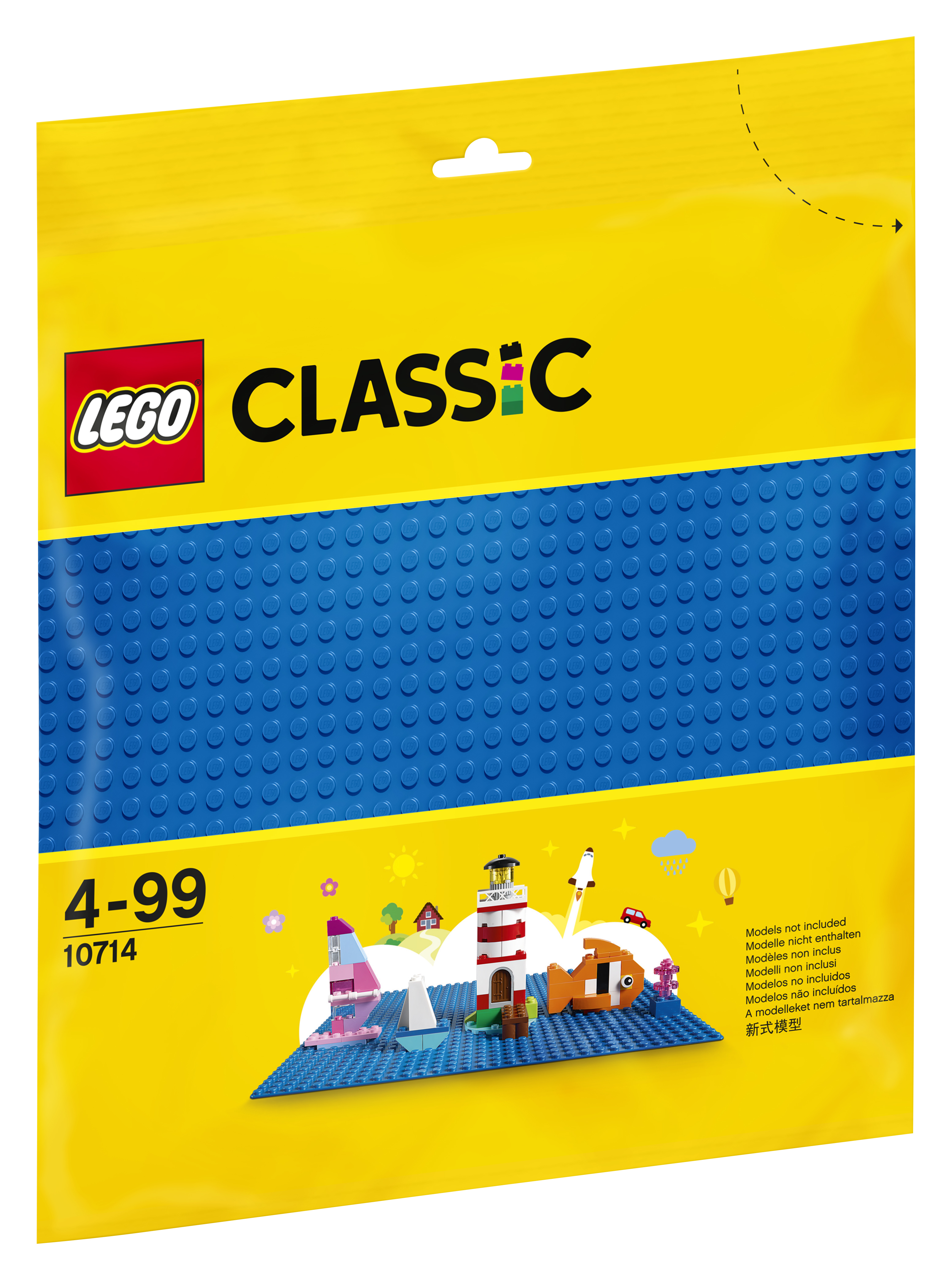 lego Classic blauwe basisplaat 10714