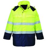 Portwest Bizflame Regen+ Hi-Vis Vlamboog Jack FR79 - Geel/Marine - XXL