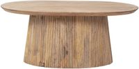 Giga Meubel Salontafel Salvador - Naturel Hout - 90x55x38cm