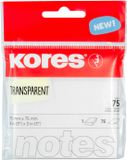 Kores Memoblokken - Transparant, blanco