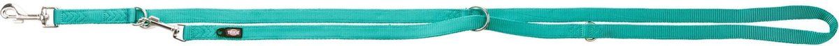 TRIXIE hondenriem premium verstelbaar tweelaags oceaan blauw 200x1,5 cm