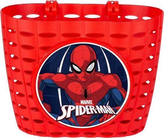 Marvel Spider-man Junior Bike Basket - 20cm - Red