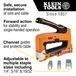 Klein Tools 450-004 Heavy Duty nietjes, 71/64 x 33/64 inch geïsoleerde nietjes voor Romex en andere kabels, voor Klein Tools nietmachine nr. 450-100