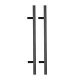 XIVADA Poignée Adro - noir - entraxe 192 mm - Lot de 2