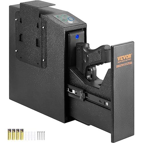 VEVOR Biometric Gun Safe with Fingerprint, Password, and Key Access