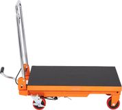 Vevor hydraulische schaarheftafel 150 kg draagvermogen heftafelwagen 220-720 mm hefbereik heftafel werkplaats 700 x 450 mm platform schaarhefwagen enkele schaar voor fabrieken magazijnen supermarkten